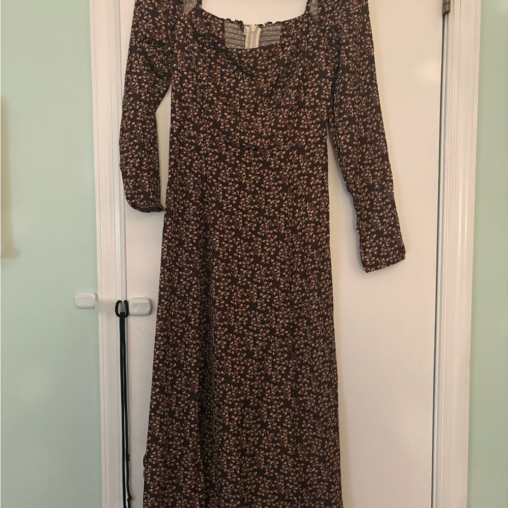 O.P.T. Floral Long Sleeve Dress